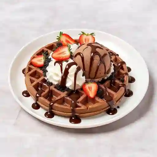 Wafle de chocolate