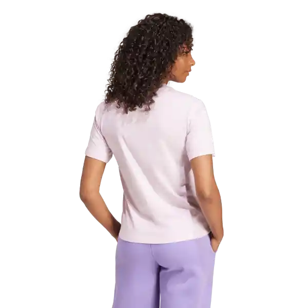 Adidas Camiseta Sl Sj T Manga Corta Mujer Rosado Talla XS