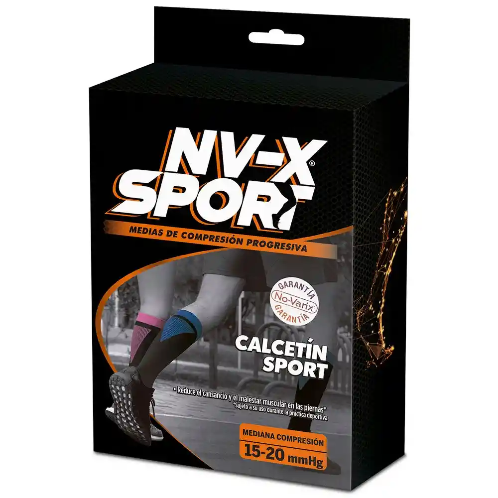 Nv-X Calcetín Deportivo de Compresión Progresiva Especializado
