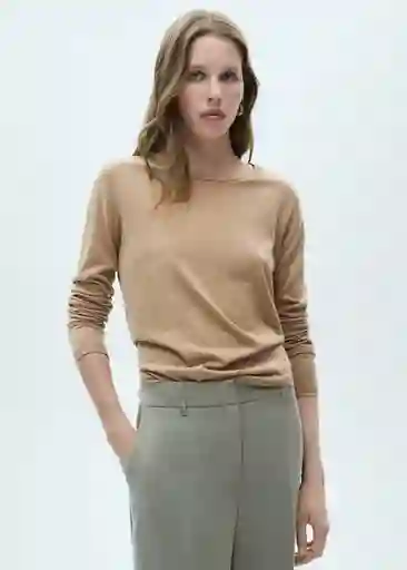 Jersey Lucca Camel Talla S Mujer Mango