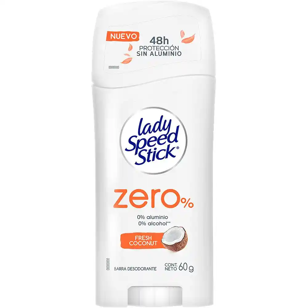Lady Speed Stick Desodorante Antitranspirante Zero Coco en Barra