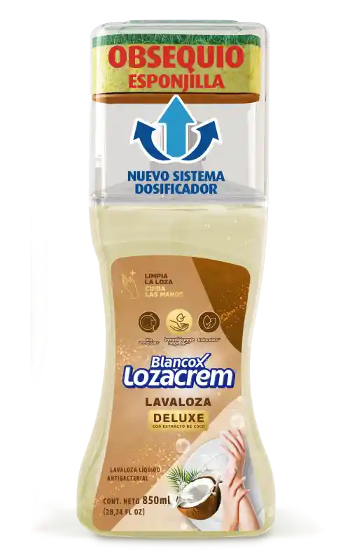 Blancox Lavaloza Líquido con Coco Loza Crem
