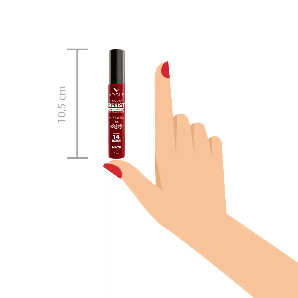 Labial Líquido Vogue Resist Poderosa 3ml
