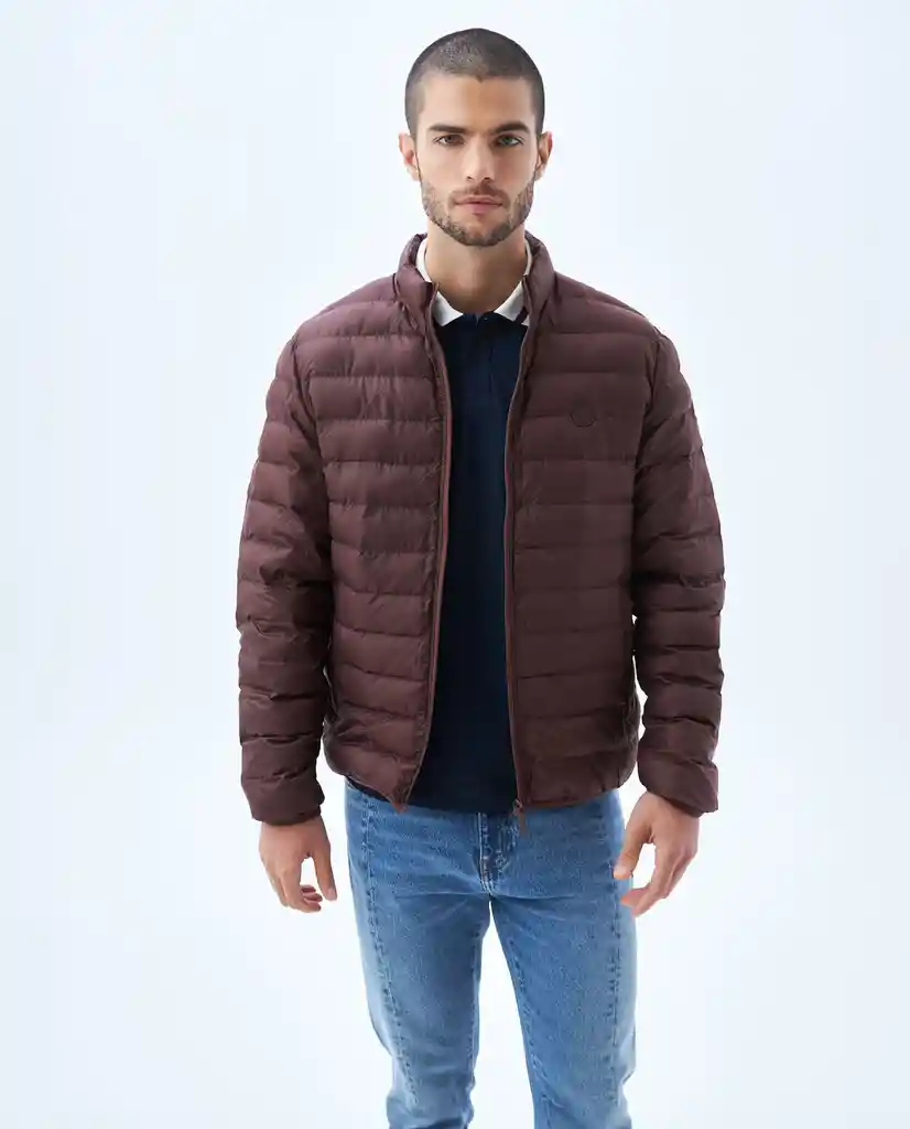 Chaqueta Abullonada Para Hombre