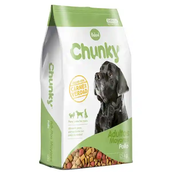 Chunky Alimento Para Perro Adult Mayores 1.5 Kg
