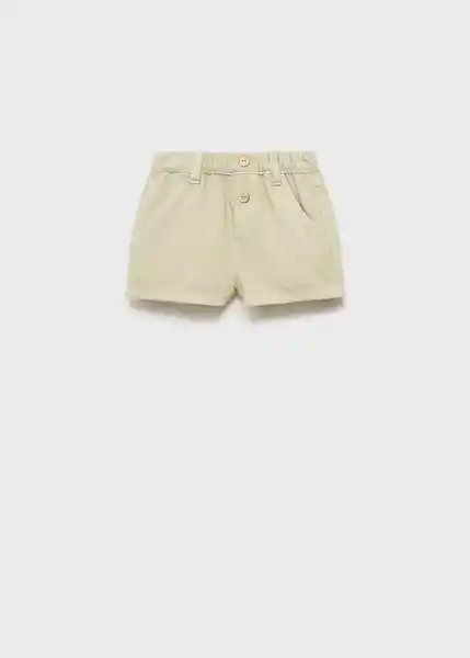 Short Amanda Verde Pastel Talla 69 Niñas Mango