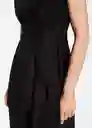 Vestido Tibi Negro Talla 26 Mujer Mango