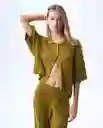 Camiseta Mujer Verde Talla M 601G015_VER170836 Americanino