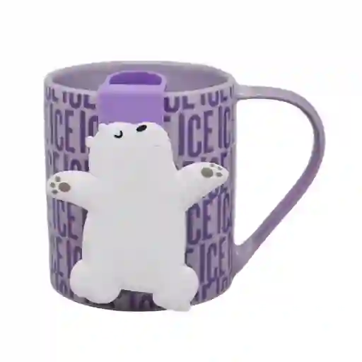 Taza de Cerámica Festival de Música Costera Polar Morado Miniso