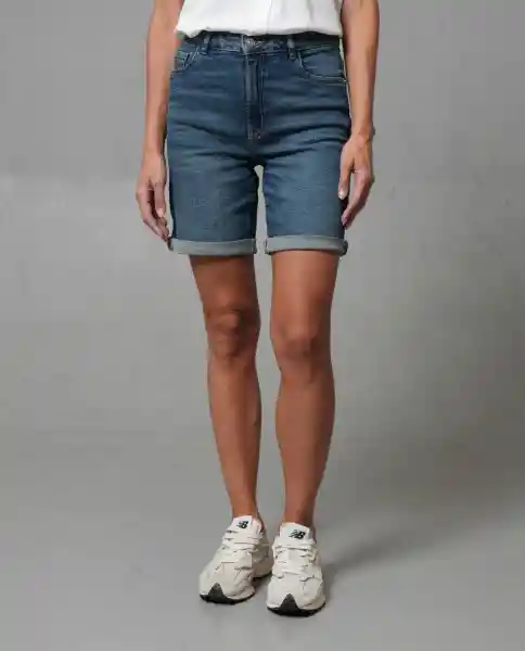 Short Mujer Azul Talla 8 253G004_AZU194024 Rifle