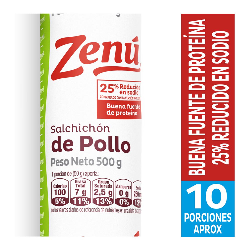 Zenú Salchichón de Pollo 500 g