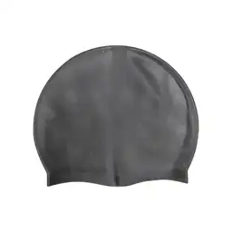 Gorro Natación Silicona Adultos Color Negro Radost