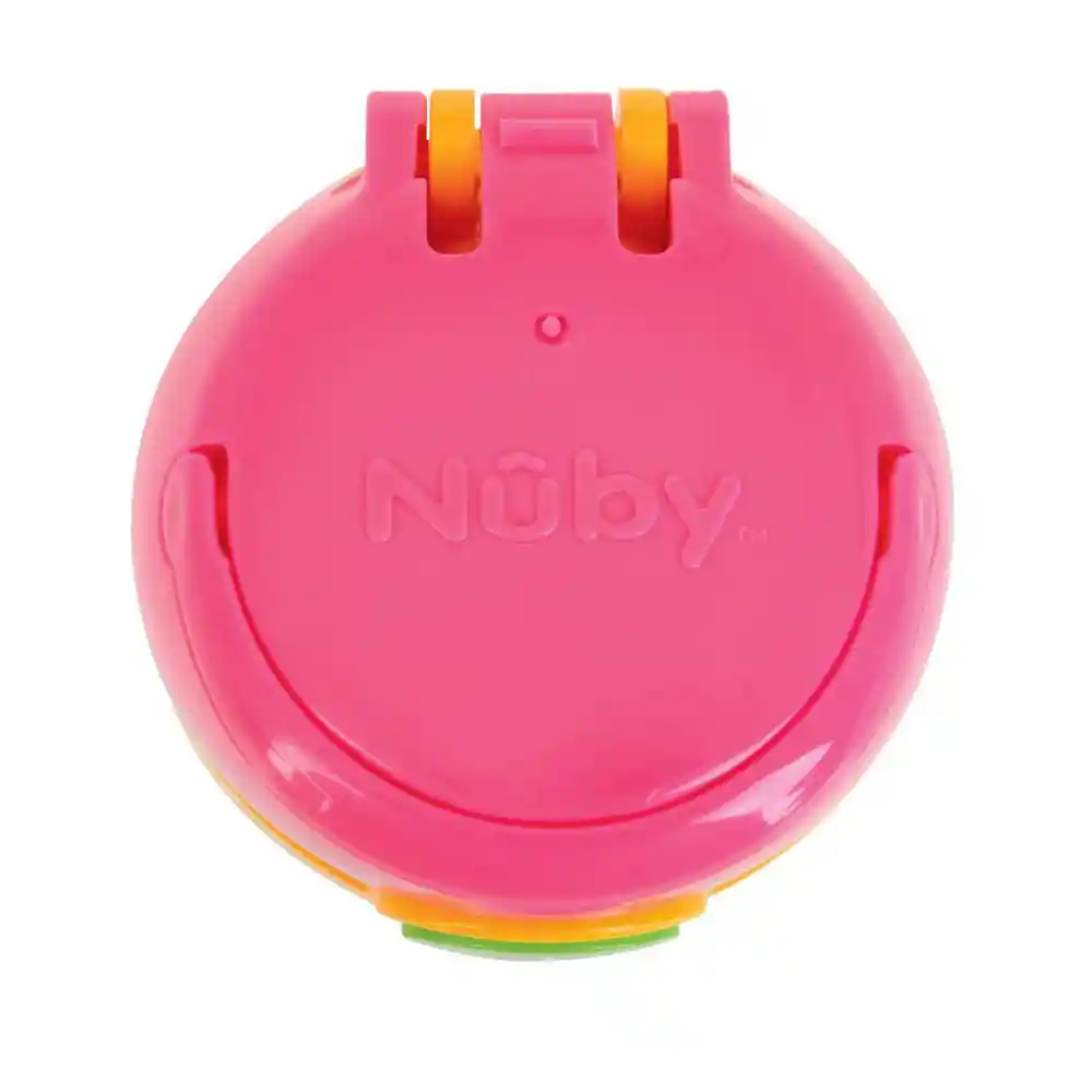 Vaso Pitillo Blanco Tapa Rosada Rosado