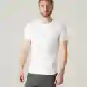 Camiseta Fitness Hombre Manga Corta Ajustada