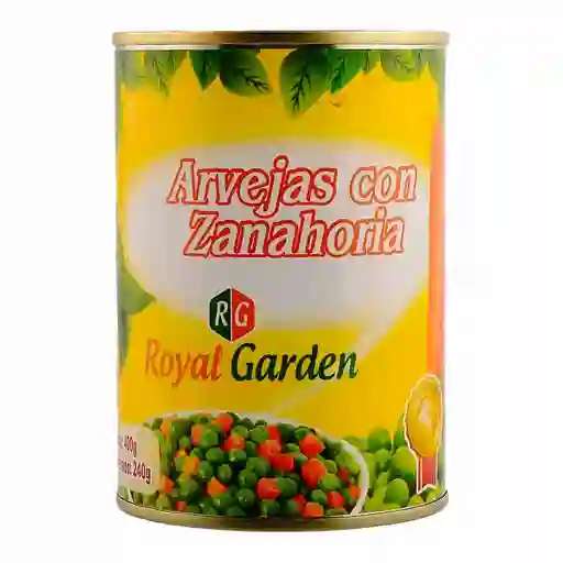 Royal Garden Arveja con Zanahoria en Lata