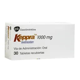 Keppra (1000 mg) 30 Tabletas