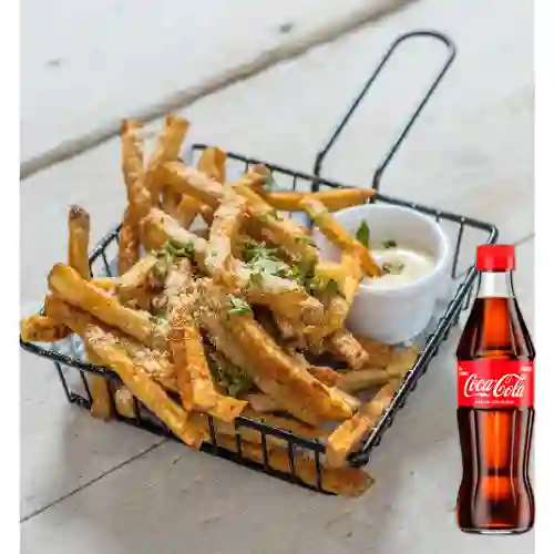 Combo Papas Griegas + Coca-Cola Sabor Original 300 ml