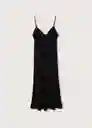 Vestido Vani Negro Talla S Mujer Mango