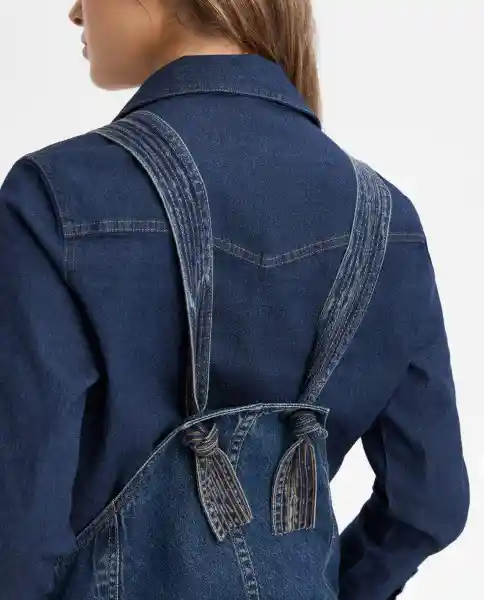 Vestido Mujer Azul Talla M 379G000_AZU174021 Americanino