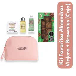 Combo Kit Favoritos Almendras Viajero + Brownie Caja