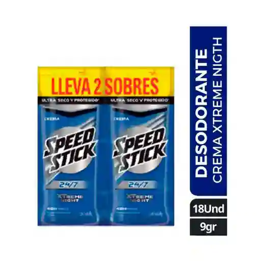 Desodorante Crema Speed Stick Xtrem Night Duo