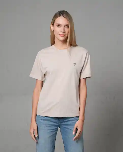 Camiseta Mujer Beige Talla XL 200G000 Rifle