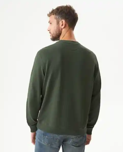 Buzo Duck Graphic Verde Soldado Ultraoscuro Talla S Chevignon