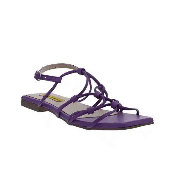 Sandalias Plana Freya Morado Talla 36