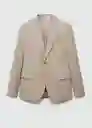 Blazer Turín Beige Talla 50 Hombre Mango