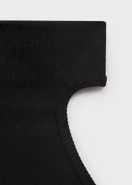 Top Duke Negro Talla S Mujer Mango
