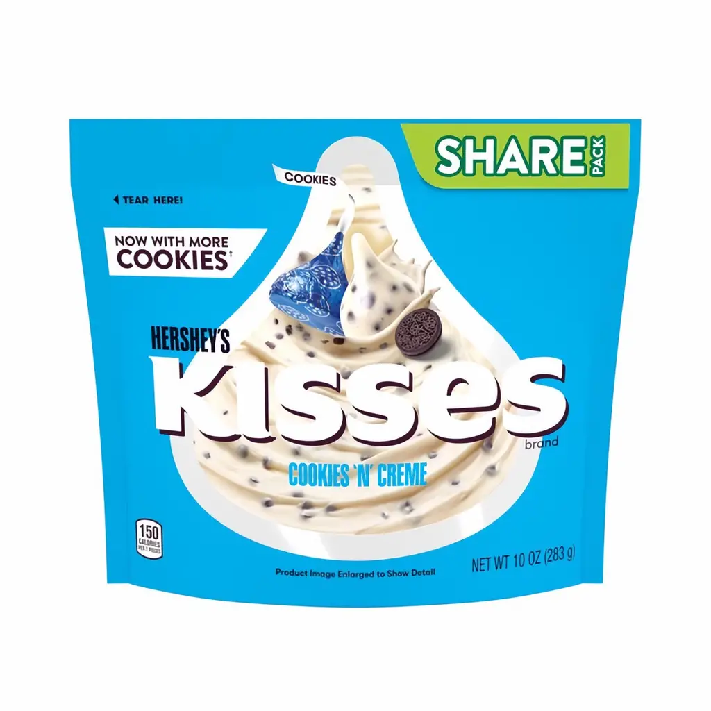 Kisses Chocolate Blanco con Cookies N´Creme