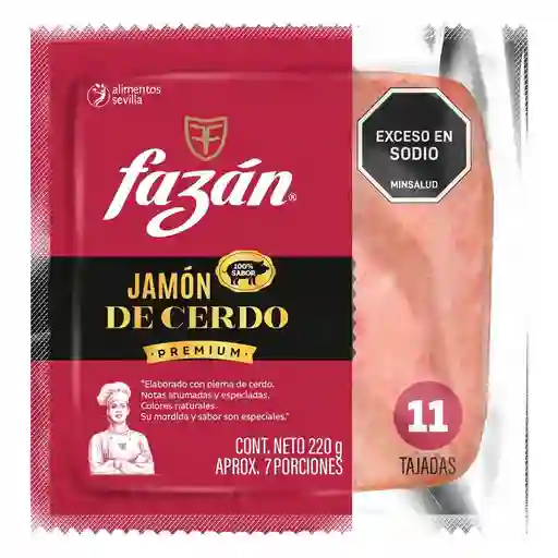 Jamon Cerdo Premium Fazán