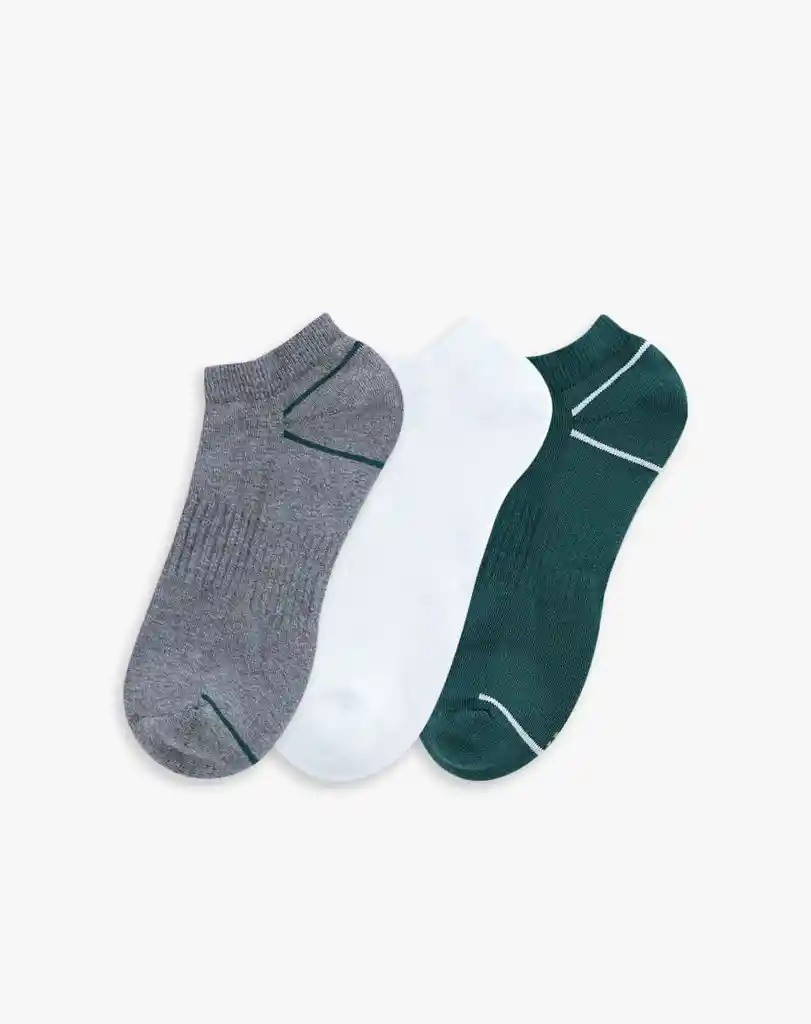 Media Tobillera Elaborada Con Algodón Masculino Juka X3 Gef Talla 10-12