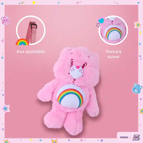 Maleta Cheer Bear Serie Care Bears Rosa Miniso