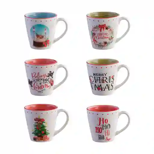 Mug Mensajes Navidenos Corona Pl135i556012
