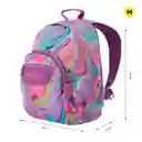 Morral Juvenil Porta Pc 13" Gommas Morado