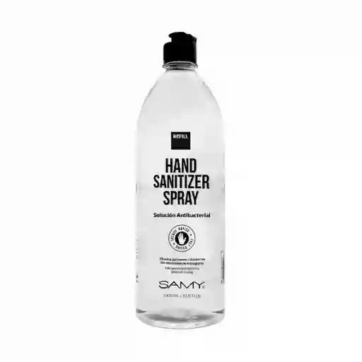 Samy Solución Antibacterial Refill Hand Sanitizer Spray