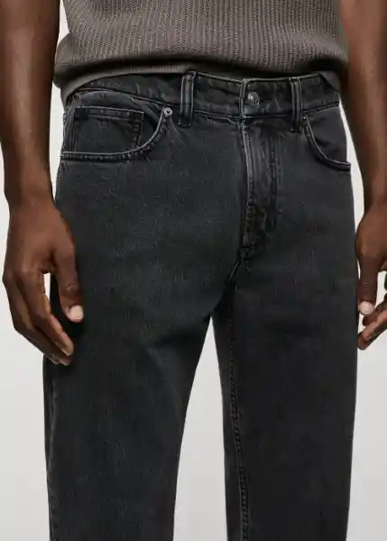 Jean Ben Tejano Negro Talla 46 Hombre Mango