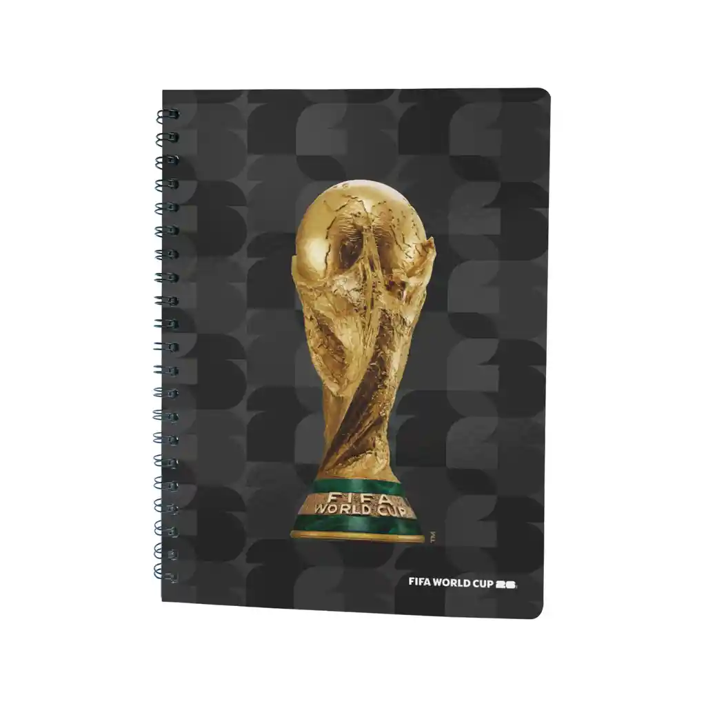 Cuaderno Espiral A4 100hjs Cuadros Fifa