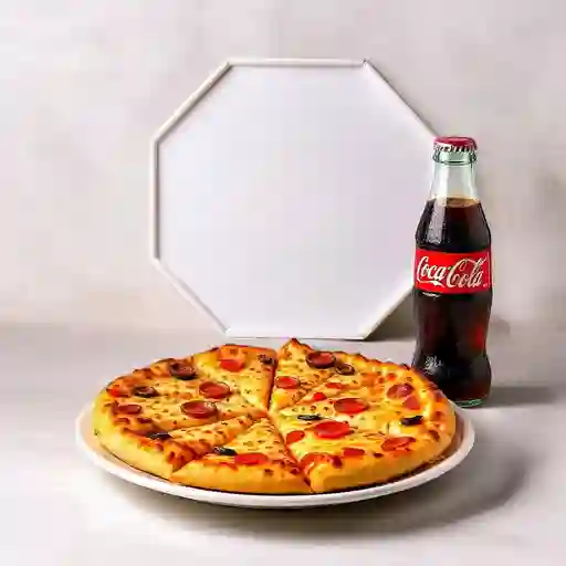 Combo pizza personal + cocacola 250ml