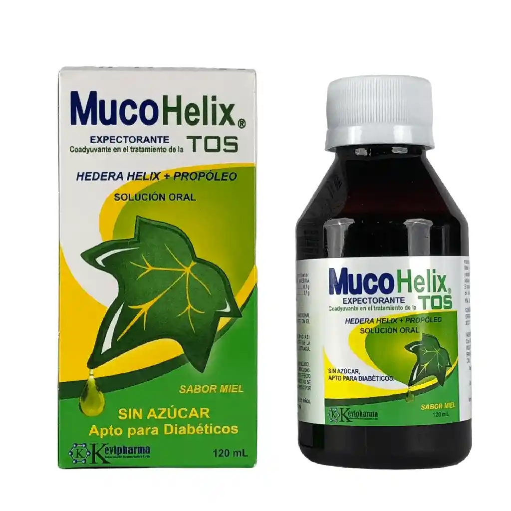 Mucohelix Jarabe Expectorante para la Tos Sabor a Miel