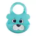 Papu Baby Set Baberos Suaves de Silicón Alimenticio Animales