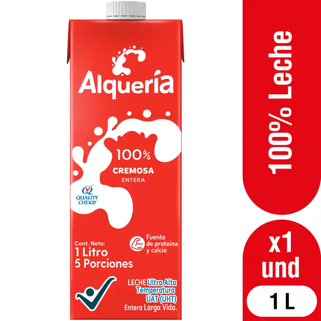 Alquería Leche Entera Cremosa
