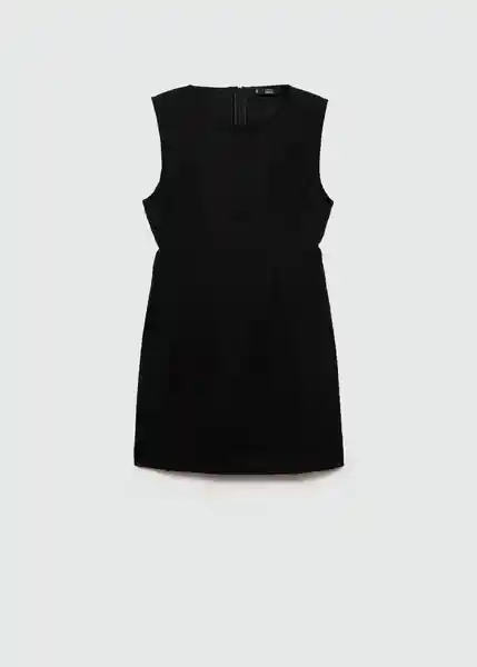 Vestido Salome Negro Talla M Mujer Mango