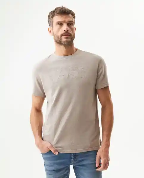 Camiseta Basic 1957 Beige Atmósfera Medio Talla L Chevignon