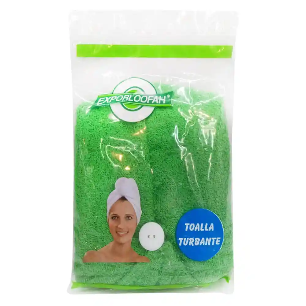 Exporloofah Toalla Turbante