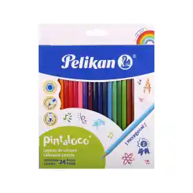 Pelikan Lápices de Colores Largos Pintaloco