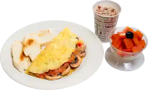 Desayuno Huevos en Omelette