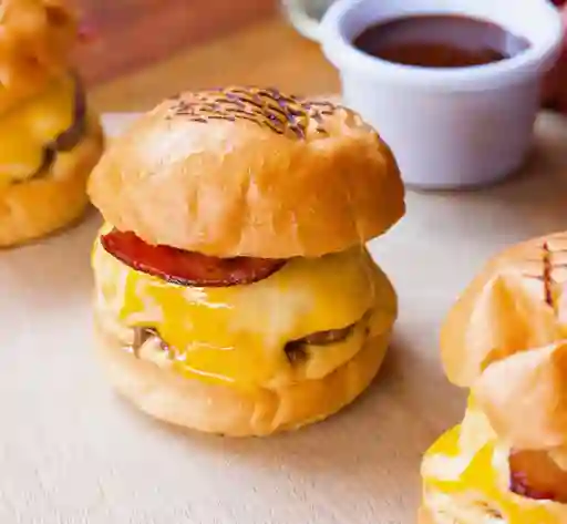 Cheese & Bacon Mini Burgers