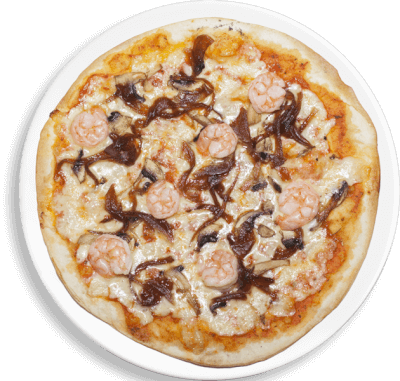 Pizza Camarones Cebolla